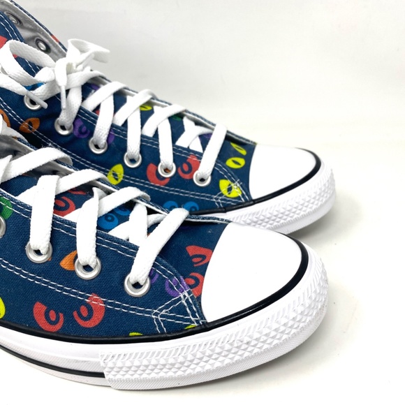 Converse CTAS Hi Spooky Blue High Top Men’s Canvas Sneakers Size Skate A02380C - Picture 5 of 9